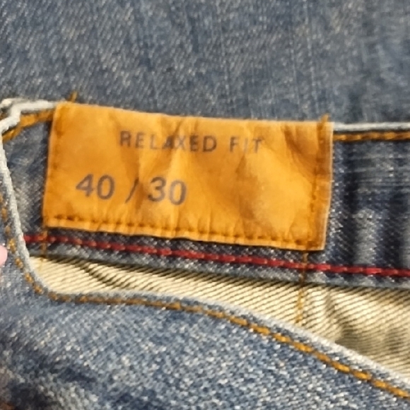 Chaps Blue Relaxed Fit Denim Jeans Everyday Comfort - Picture 7 of 13